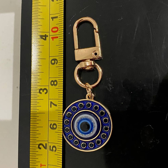 NEW Blue Eye Keyring / Bag Charm - Picture 3 of 3
